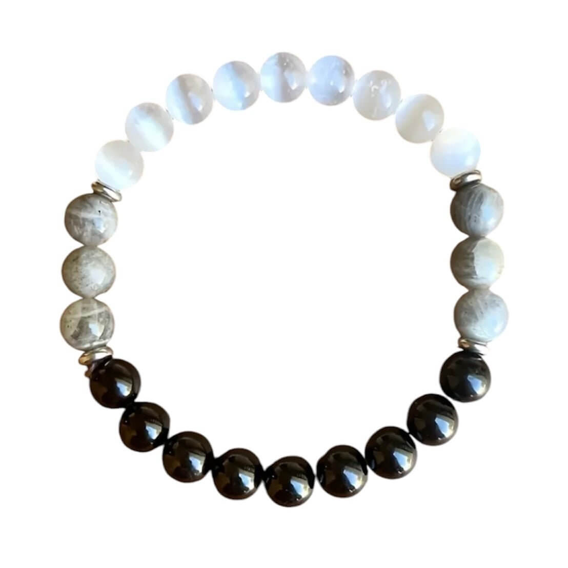 Kristall Kugelarmband - Gemischte Kristalle für Schutz CrystalScents