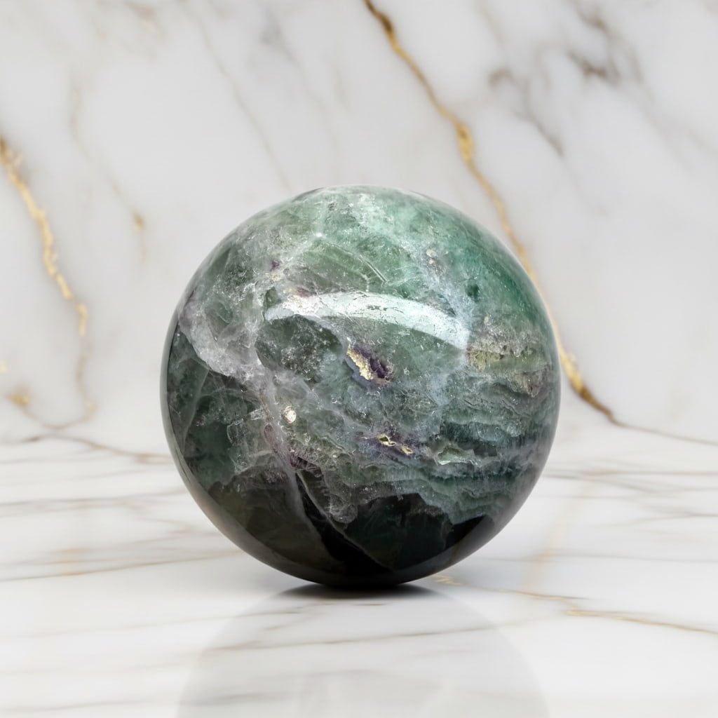 Fluorit Kugel – Freiheit & Einklang CrystalScents