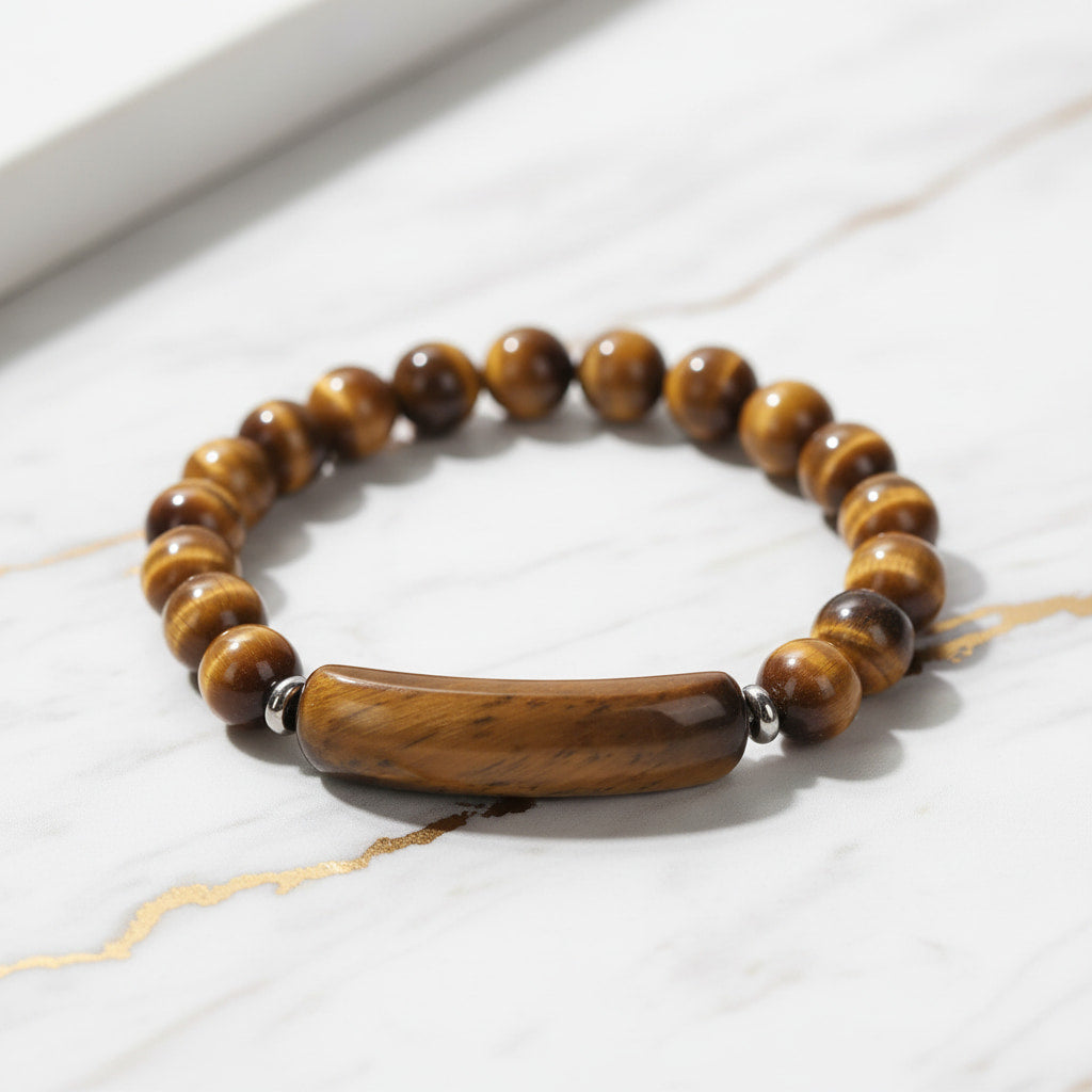 Tigerauge Armband - Fokus, Energie & Vitalität CrystalScents