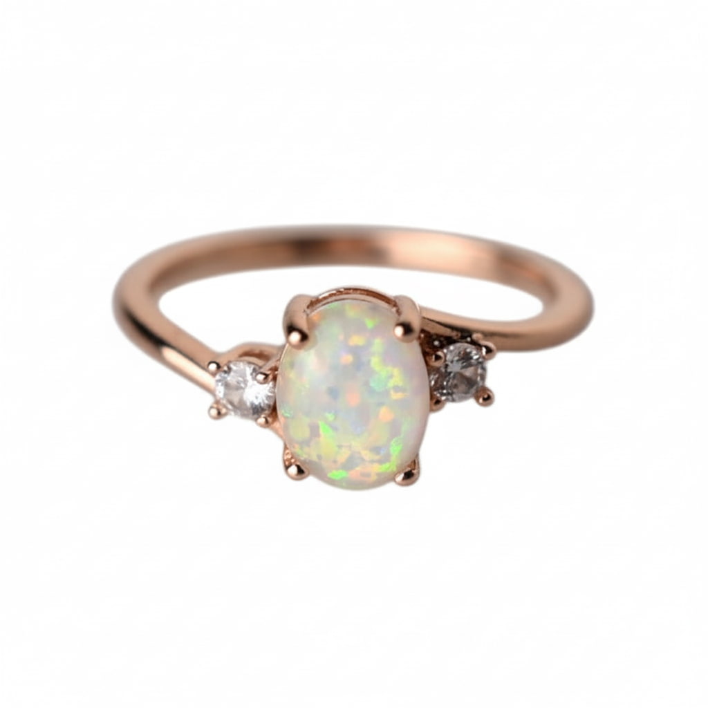 Opal Ring - Roségold & Filigran CrystalScents