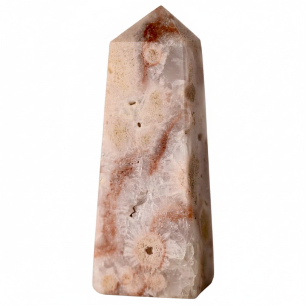 Rosa Amethyst Obelisk – Funkelnde Schönheit & Harmonie CrystalScents