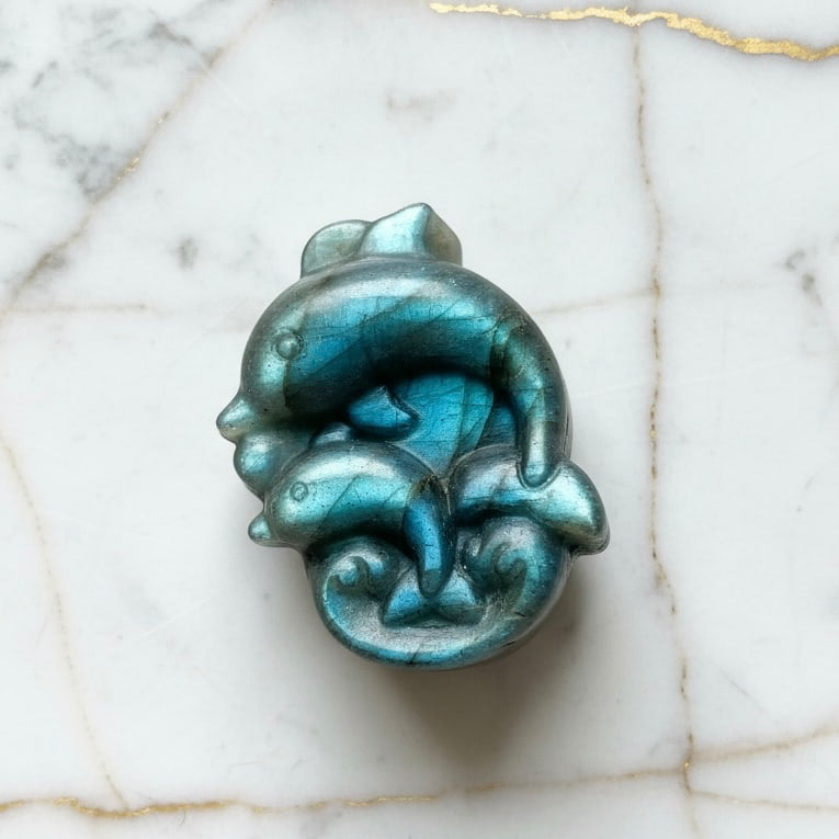 Labradorit Delfin – Niedlicher Seelenstein CrystalScents