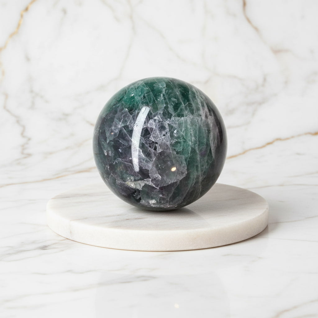 Fluorit Kugel – Intensives Naturjuwel CrystalScents