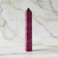 Korund Obelisk - Kraftvoller Farbakzent CrystalScents