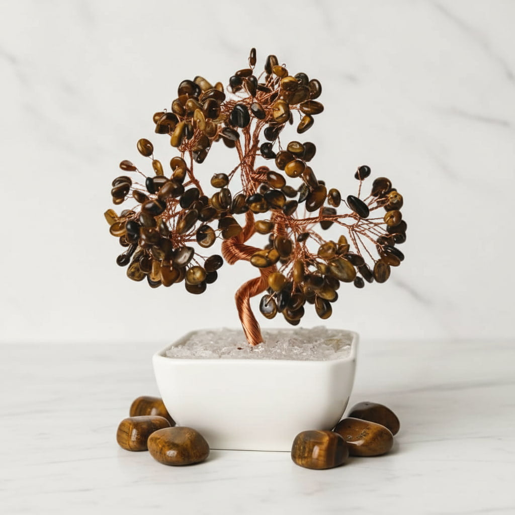 Tigerauge Baum - Erdung & Stärke CrystalScents