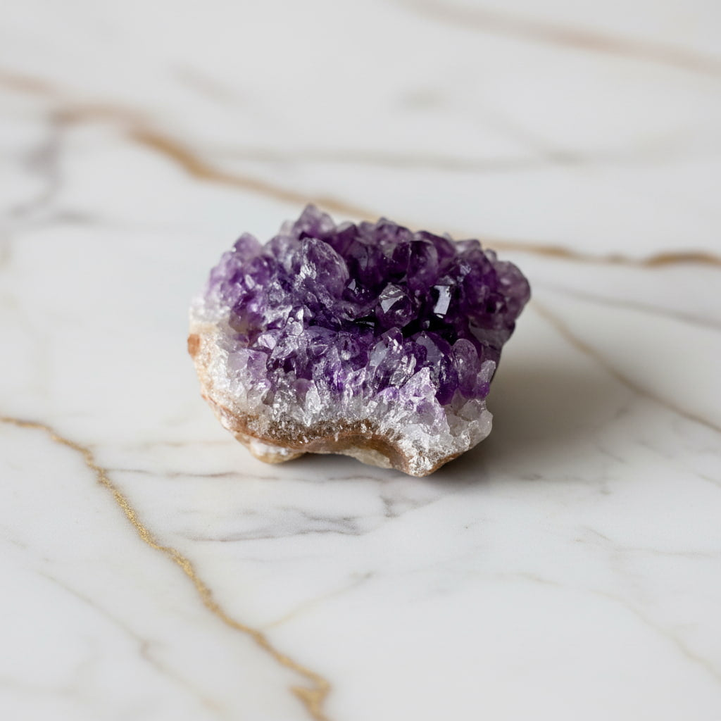 Amethyst Cluster – Funkelndes Unikat CrystalScents