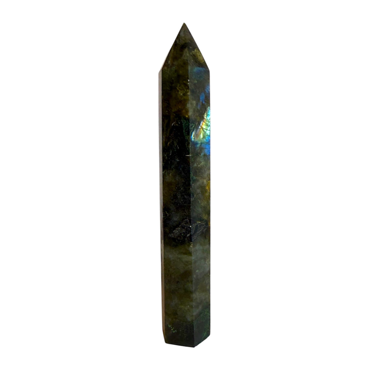 Labradorit Obelisk – Licht & Leidenschaft CrystalScents