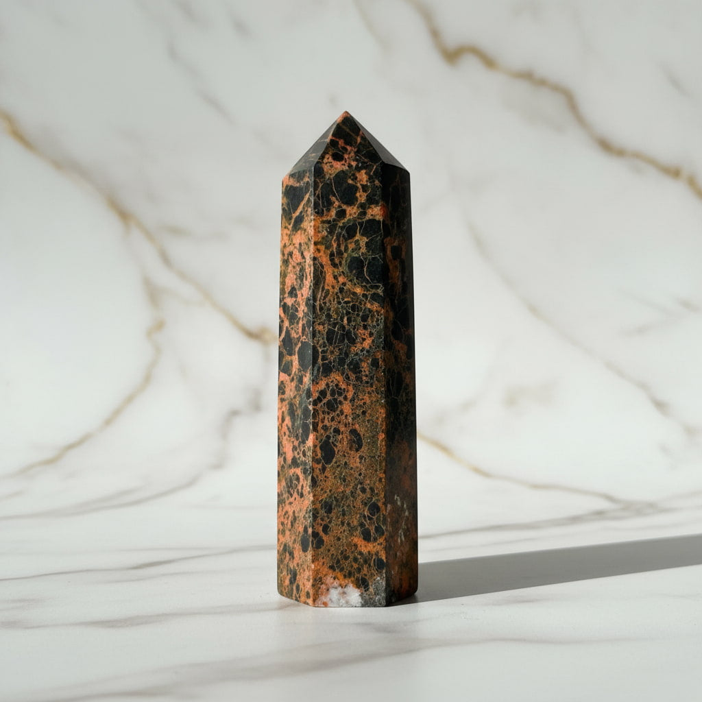 Jaspis Obelisk – Erdung & Schutz CrystalScents