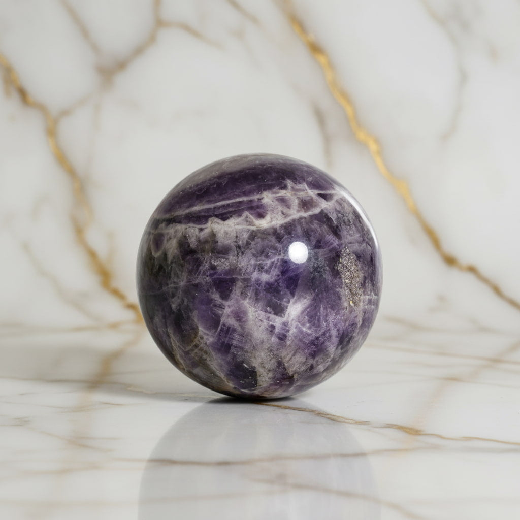 Amethyst Kugel – Ruhe & Energie CrystalScents