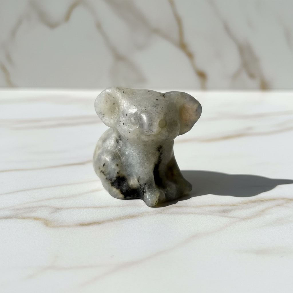 Labradorit Koala - Farbspiel & Freude CrystalScents
