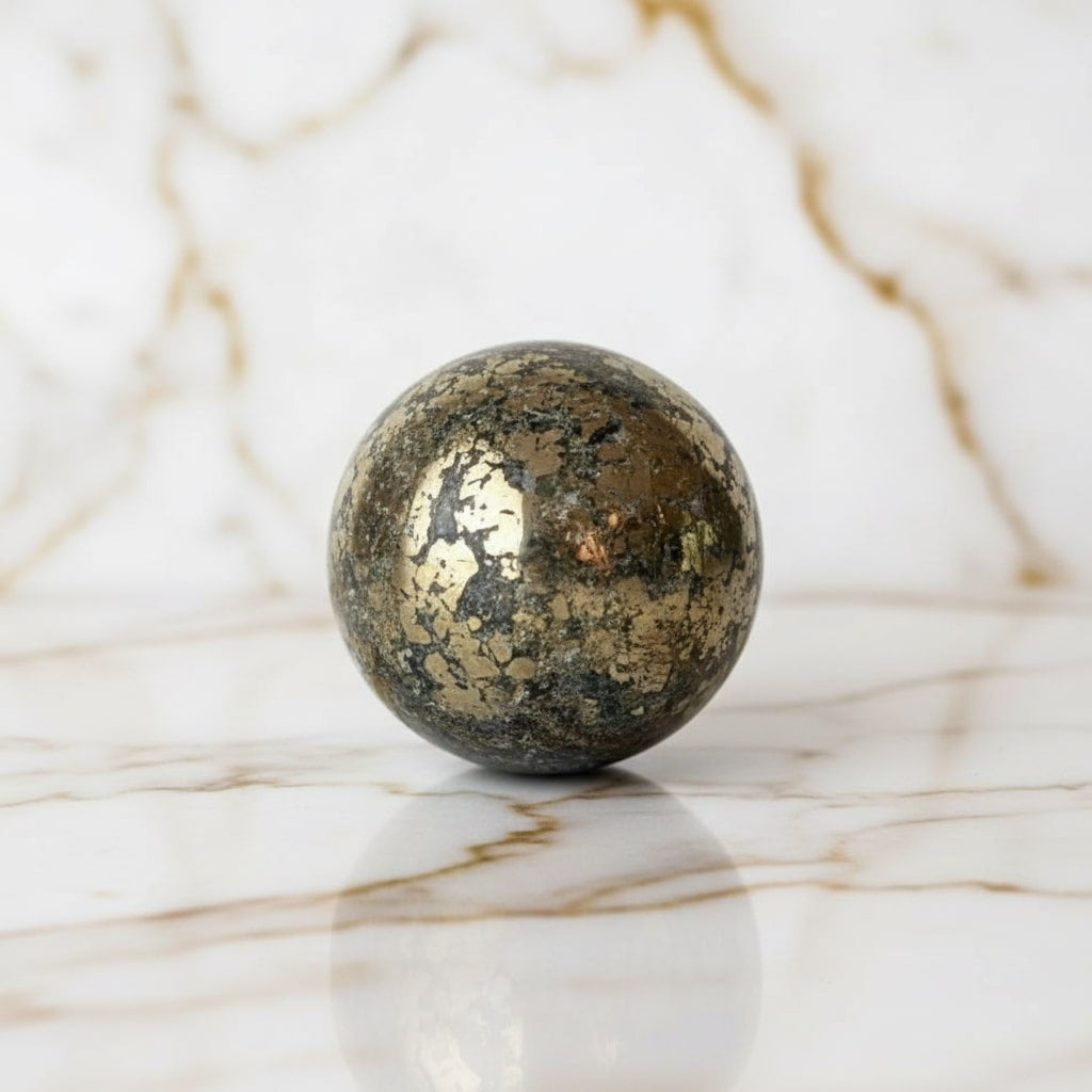 Pyrit Kugel – Harmonie & Power CrystalScents