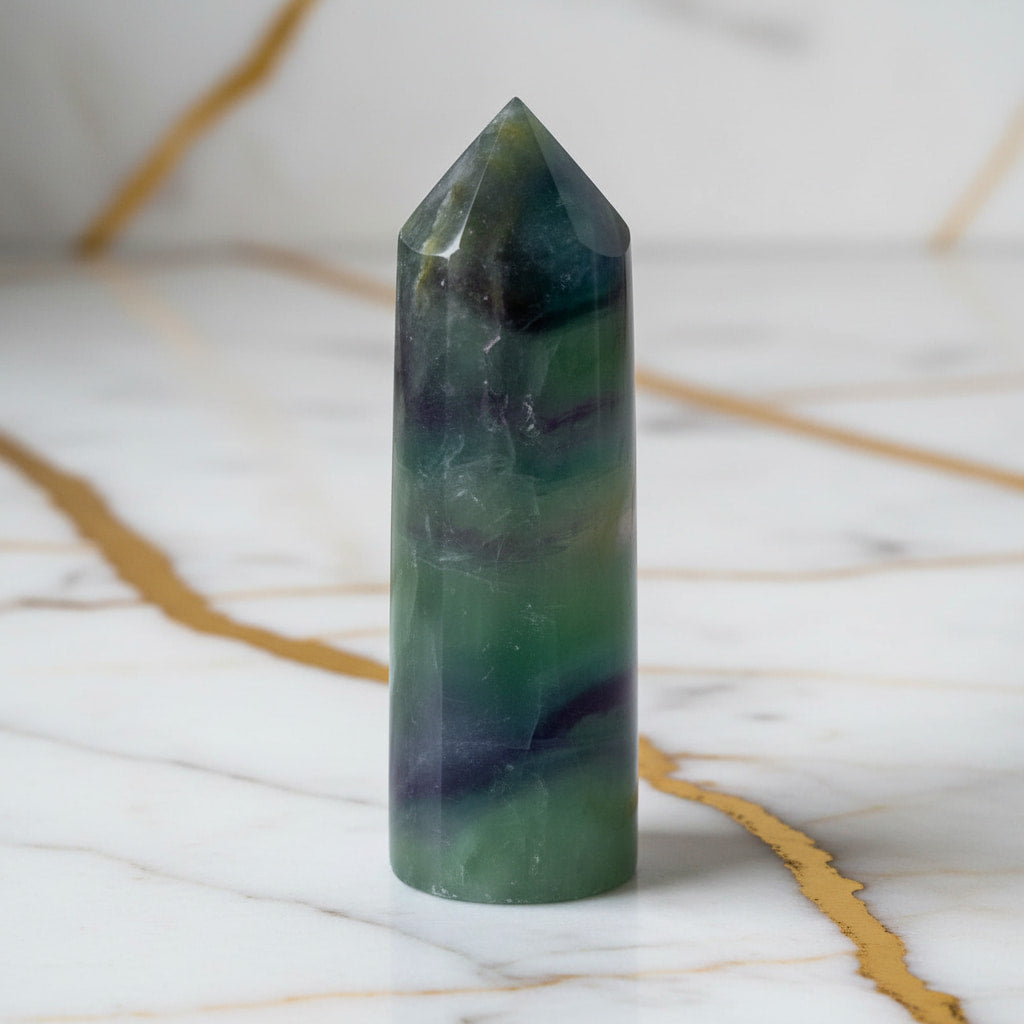 Fluorit Obelisk – Kraftvoll & Intensiv CrystalScents