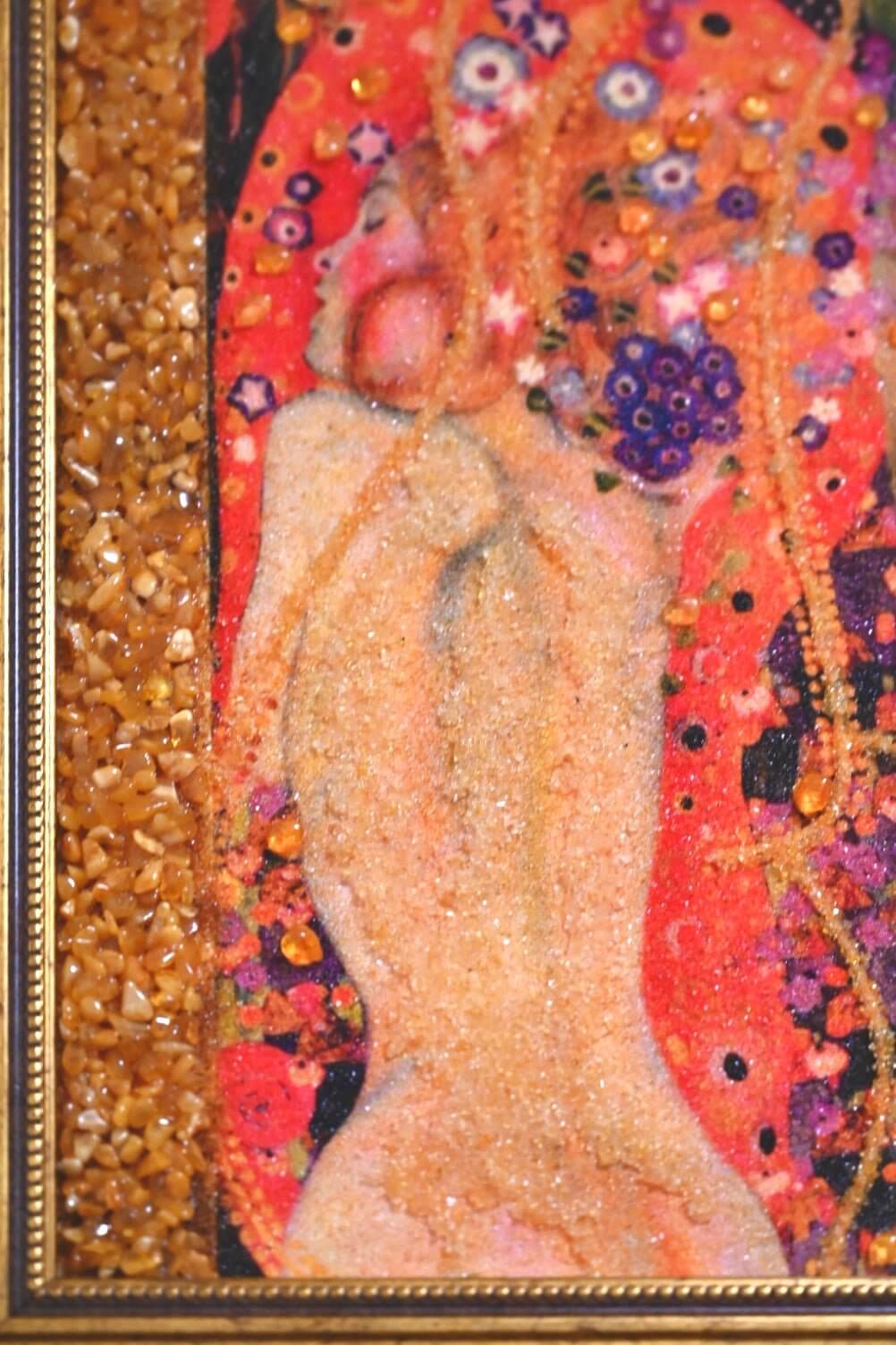 Bernstein – Bild „Sirenen“ als faszinierendes Wohnkunstwerk CrystalScents