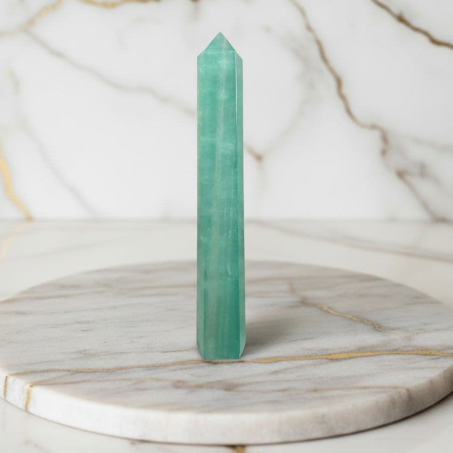 Fluorit Obelisk – Mut & Wirkung CrystalScents