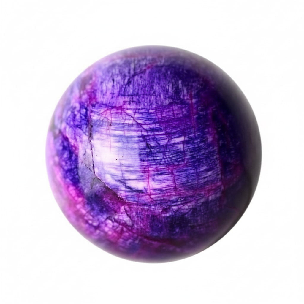 Lila Mondstein Kugel – Mystisches Kristalljuwel CrystalScents