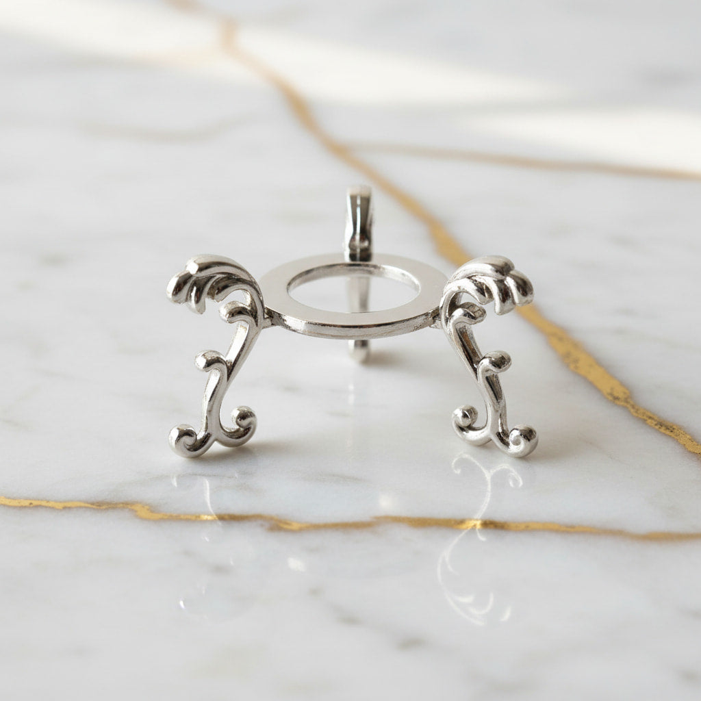 Kugelhalter Silber – Stilvoller Halter für Kristalle CrystalScents