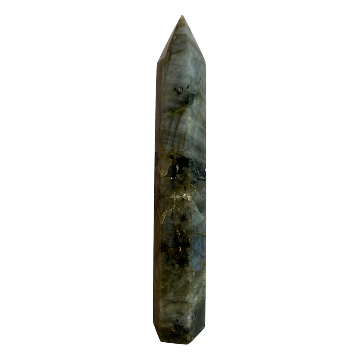 Labradorit Obelisk – Mut & Stärke CrystalScents