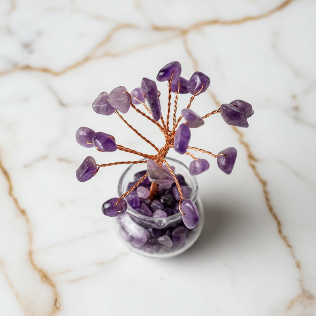Mini Amethyst Baum – Harmonie & Balance CrystalScents