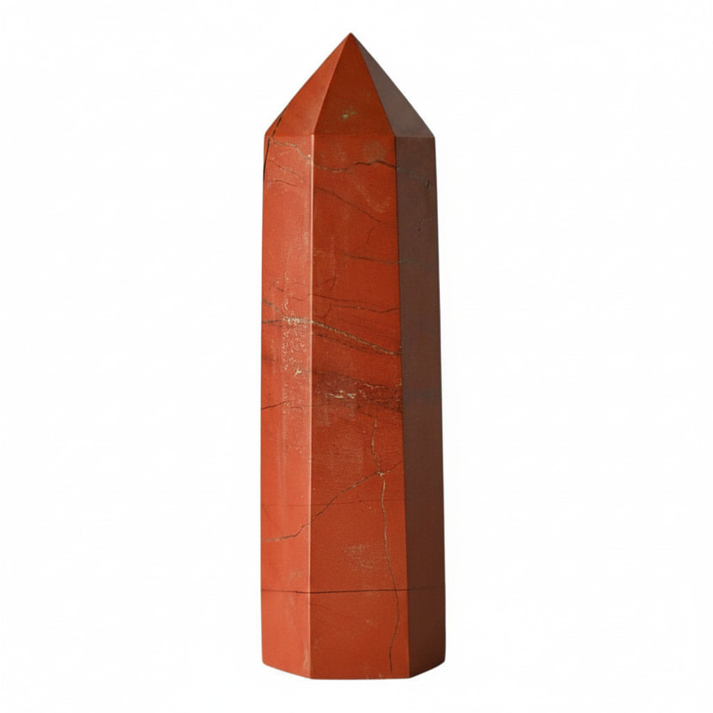Roter Jaspis Obelisk – Rote Schattierungen CrystalScents
