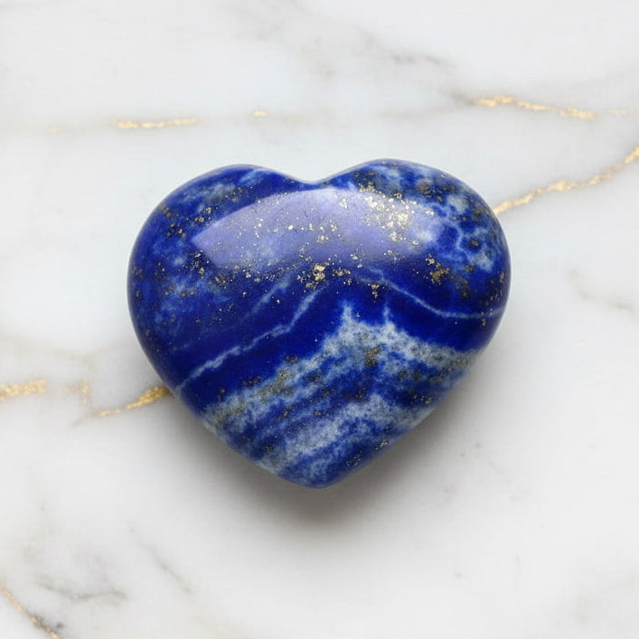 Mini Lapislazuli Herz - Tiefblaue Kleinigkeit CrystalScents