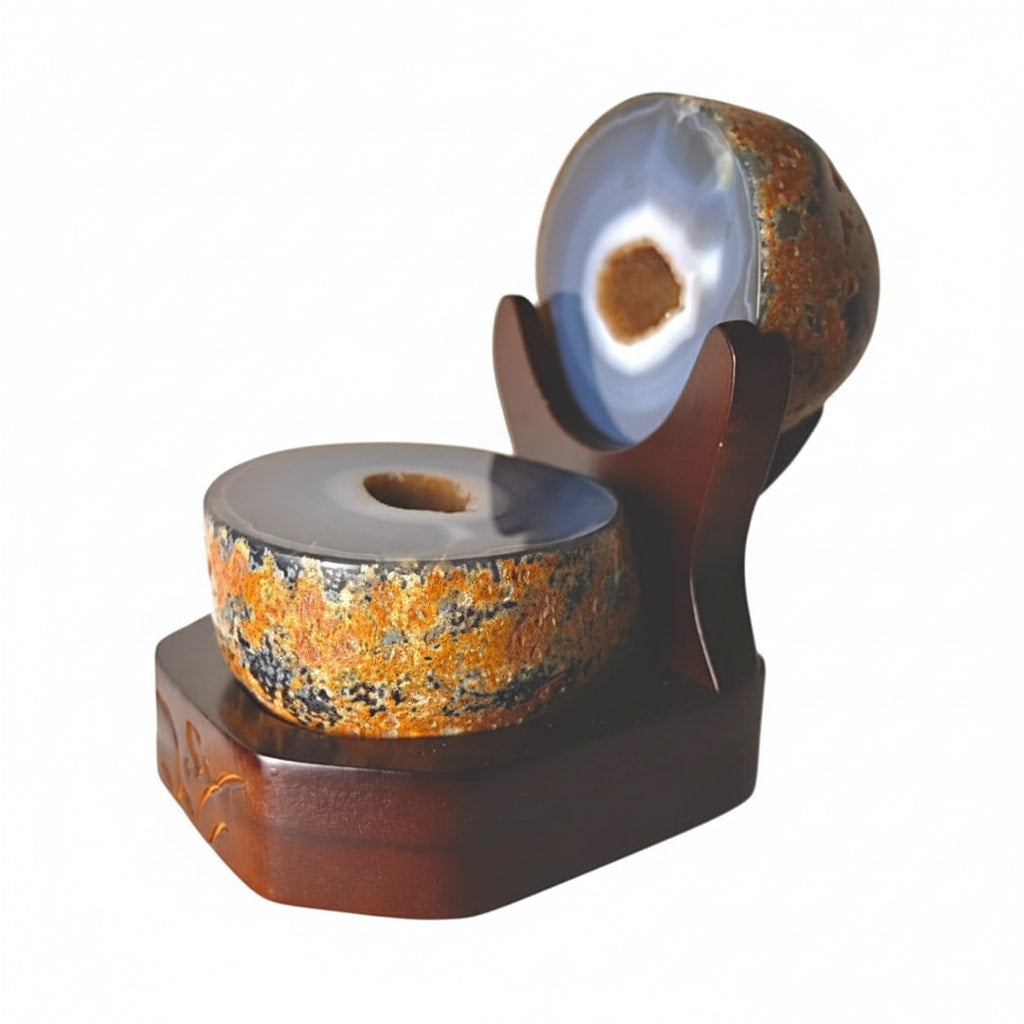 Achat Truhe auf dekorativem Podest CrystalScents