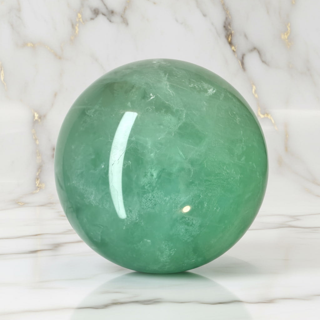 Fluorit Kugel – Leuchtendes Highlight CrystalScents