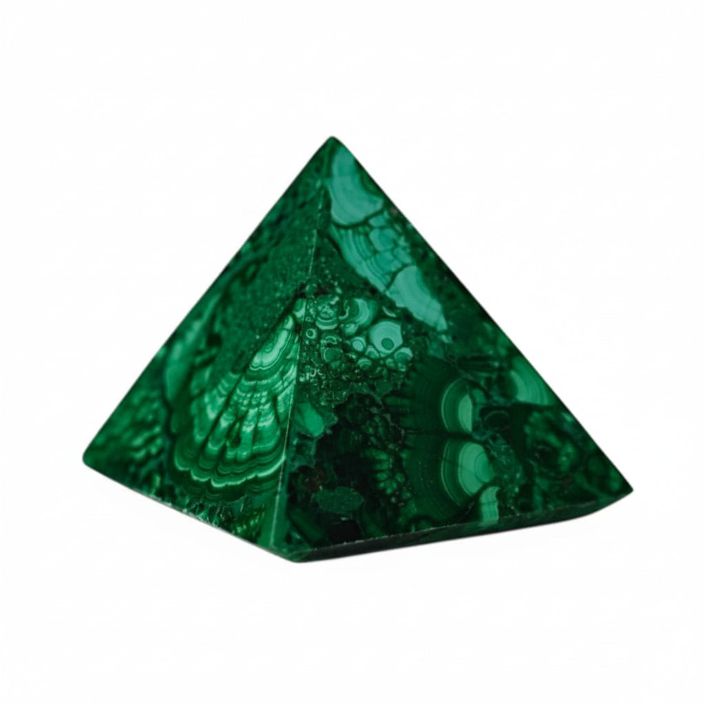 Malachit Pyramide – Schutzstein & Energie CrystalScents