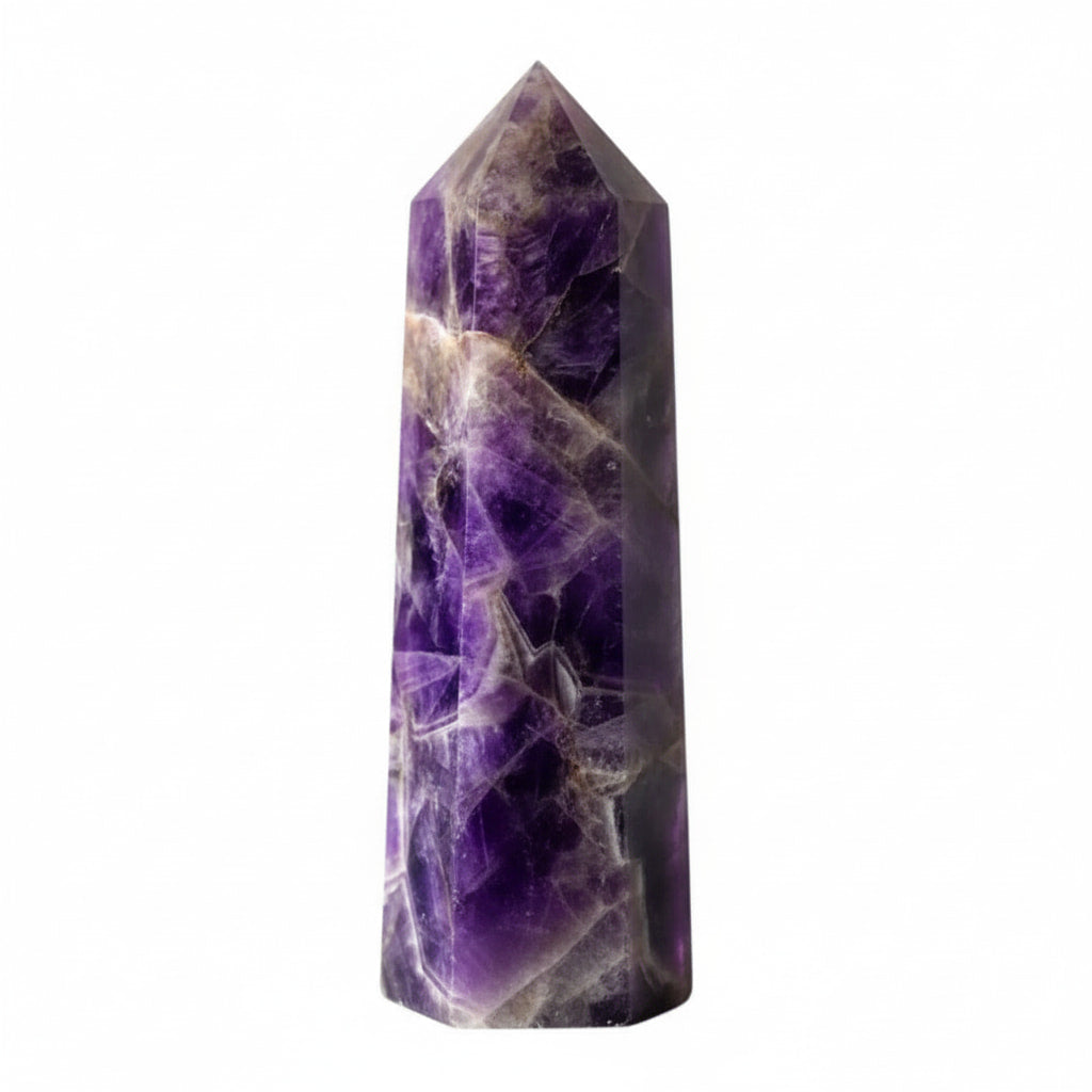 Amethyst Obelisk – Eleganz, Fokus & Harmonie CrystalScents