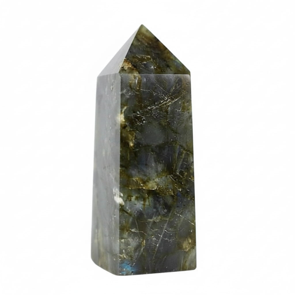 Labradorit Obelisk – Intuition & innere Klarheit CrystalScents