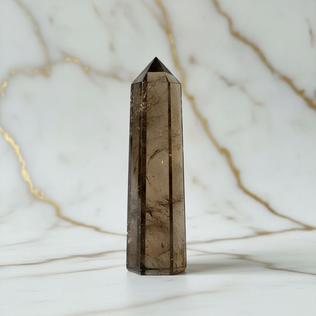 Rauchquarz Obelisk - Mystisch & Dunkel CrystalScents
