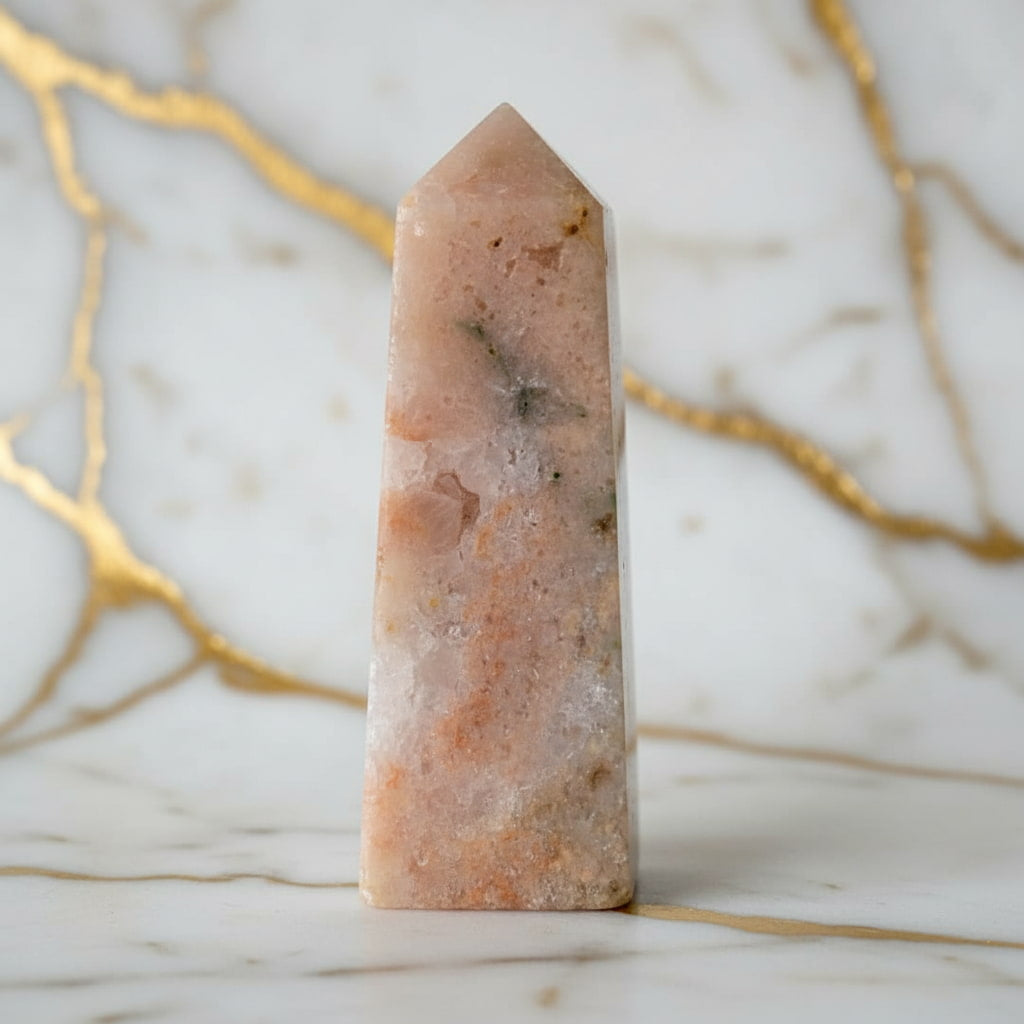 Rosa Amethyst Obelisk – Sanft & einzigartig CrystalScents