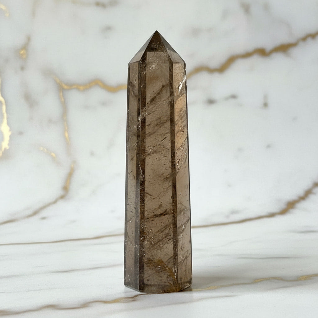 Rauchquarz Obelisk - Mystisch & Dunkel CrystalScents