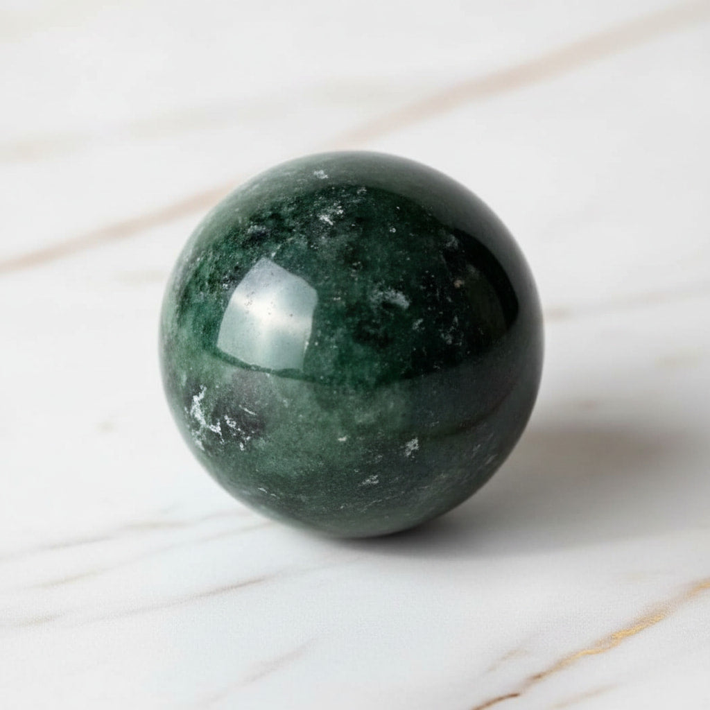 Moosachat Kugel – Naturverbunden & Einzigartig CrystalScents