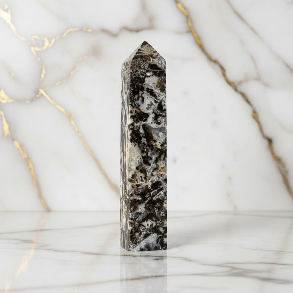 Großer Sphalerit Obelisk – Druzy Kristallhighlight CrystalScents
