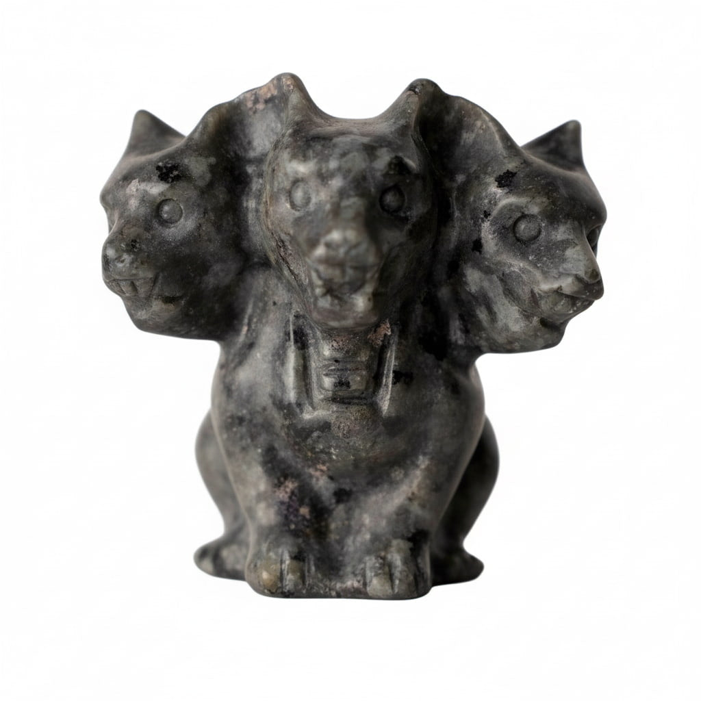 Flammenstein Yooperlite „Zerberus“ – Mystische UV-Reaktivität CrystalScents