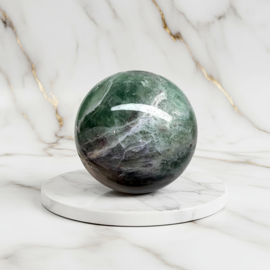 Fluorit Kugel – Freiheit & Einklang CrystalScents