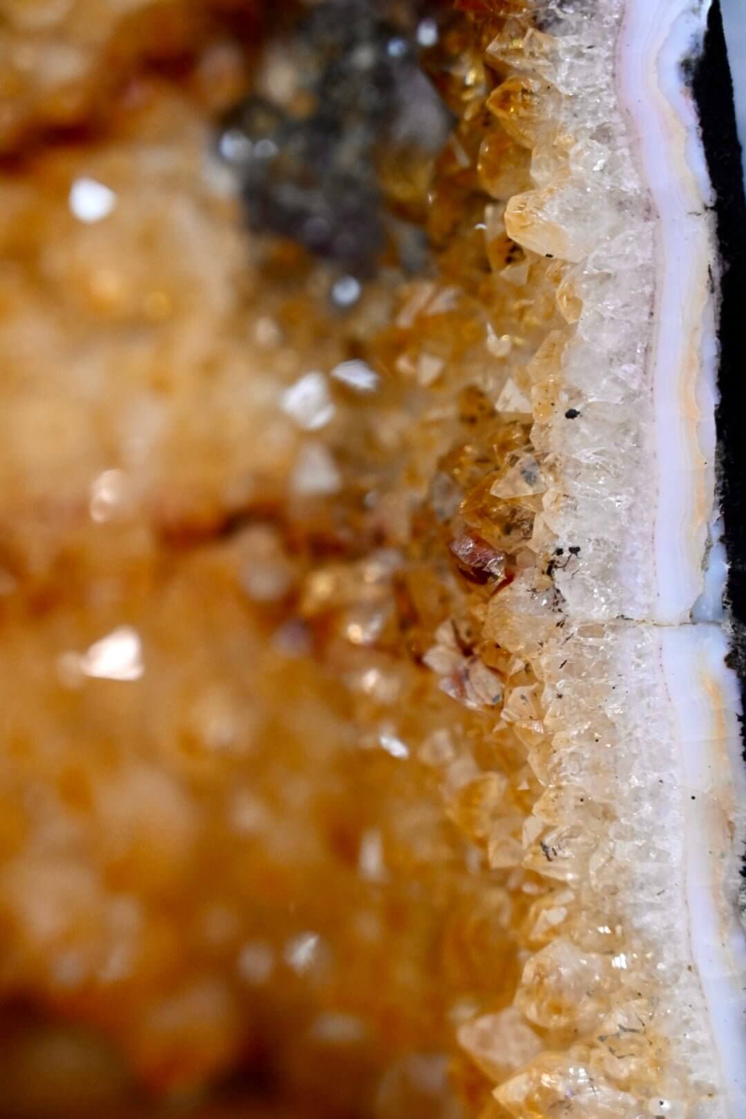 Große Citrin Druse – Funkelndes Naturhighlight CrystalScents