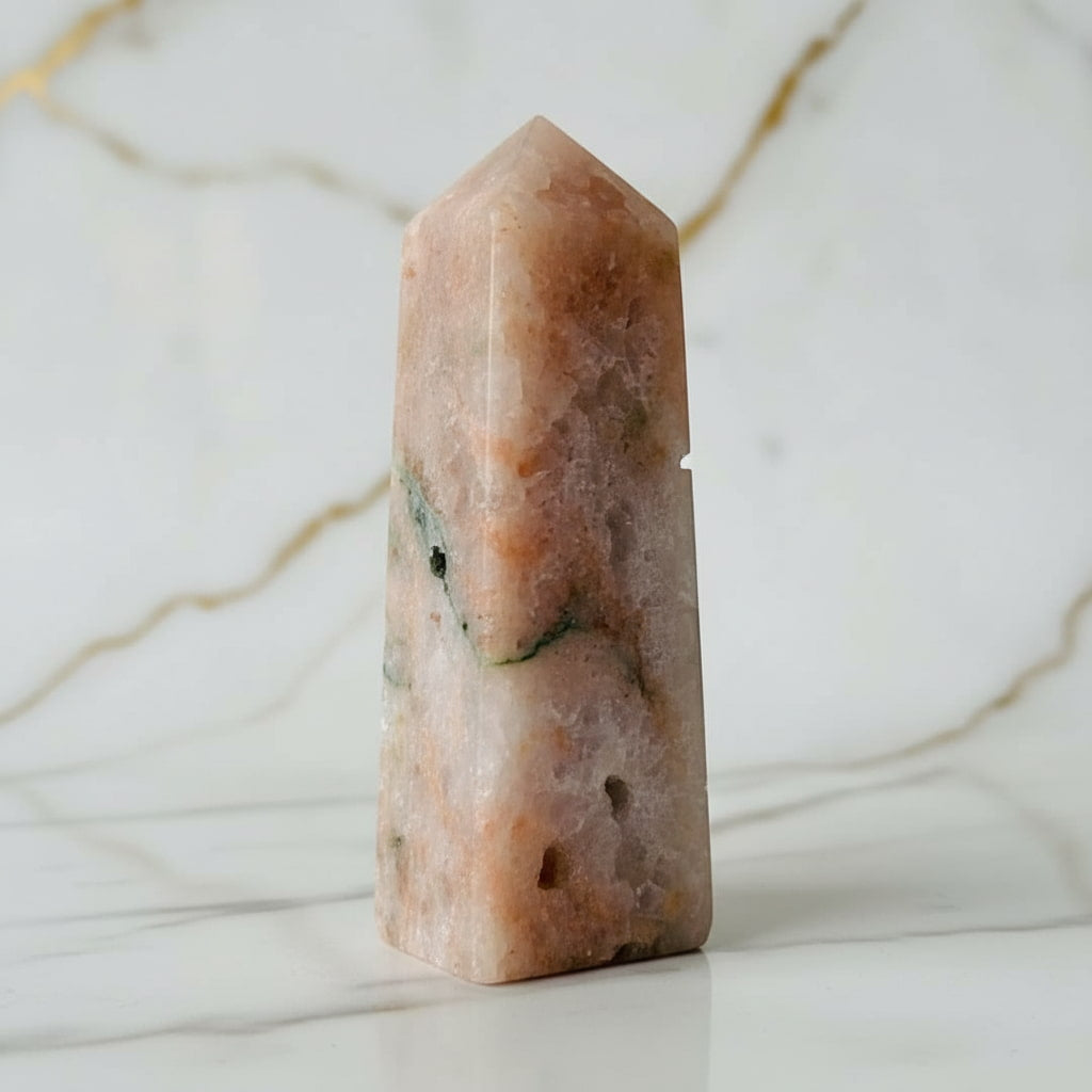 Rosa Amethyst Obelisk – Sanft & einzigartig CrystalScents