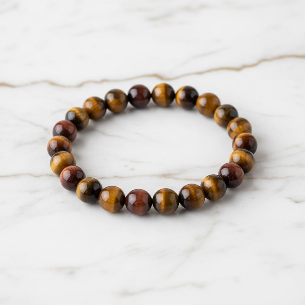 Tigerauge Kugelarmband - Schützender Begleiter CrystalScents