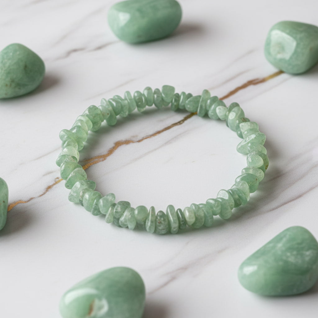Aventurin Splitterarmband – Optimismus & positive Energie CrystalScents