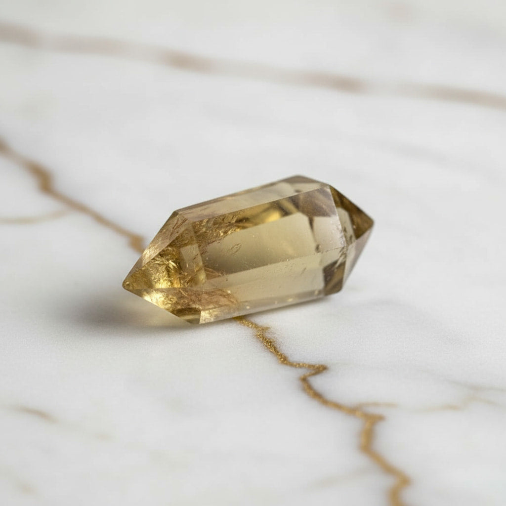 Citrin Doppelender – Strahlendes Naturjuwel CrystalScents