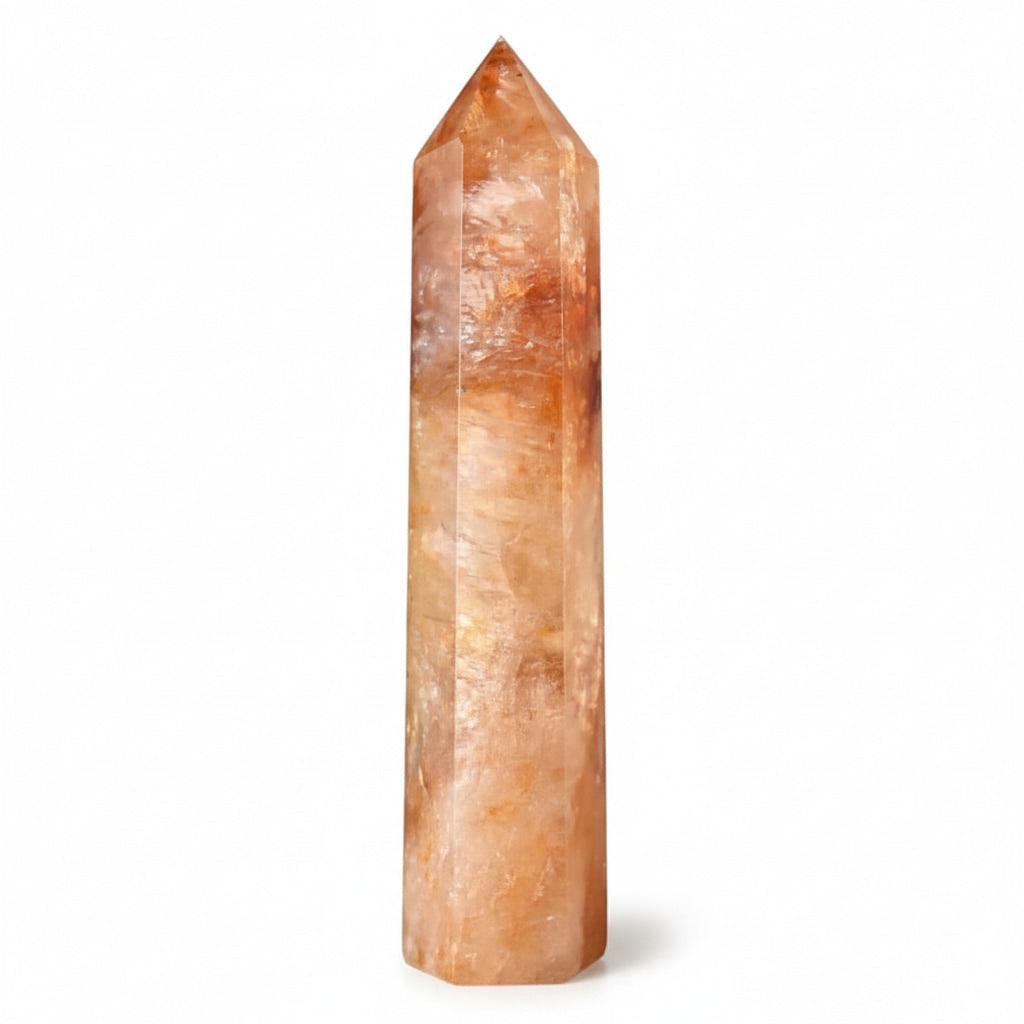 Feuerquarz Obelisk – Mut & innere Stärke CrystalScents