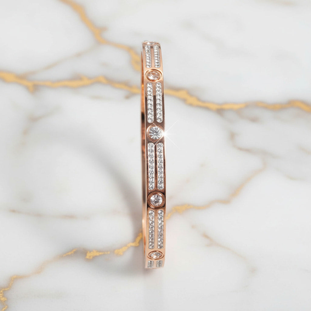 Armband - Roségold mit funkelnden Highlights CrystalScents