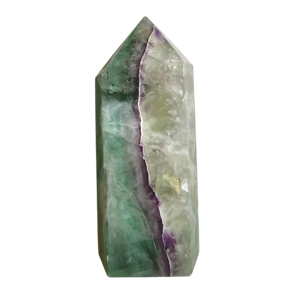 Fluorit Obelisk – Farbenfrohes Unikat CrystalScents