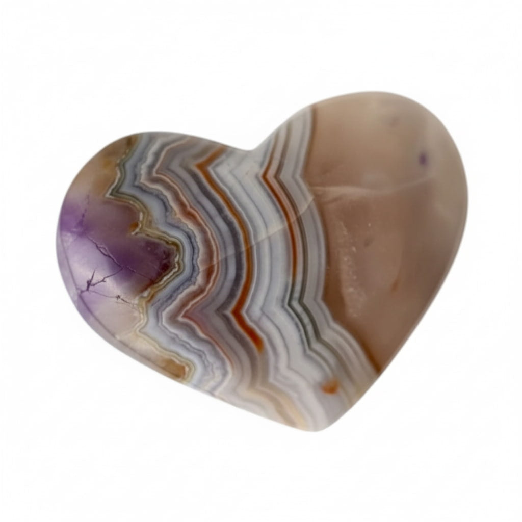 Amethyst Achat Herz – Zarter Glücksbringer CrystalScents
