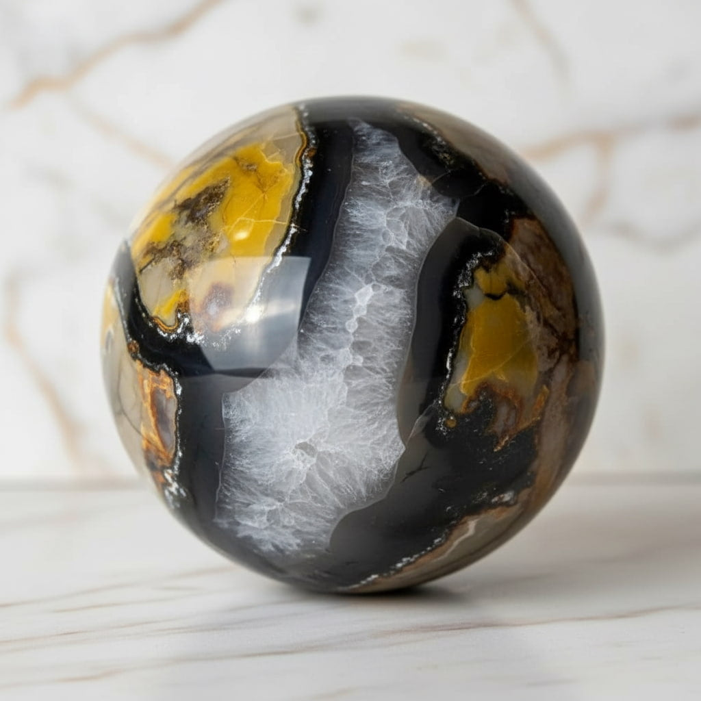 Große Achat Kugel – Leuchtendes Kristalljuwel CrystalScents