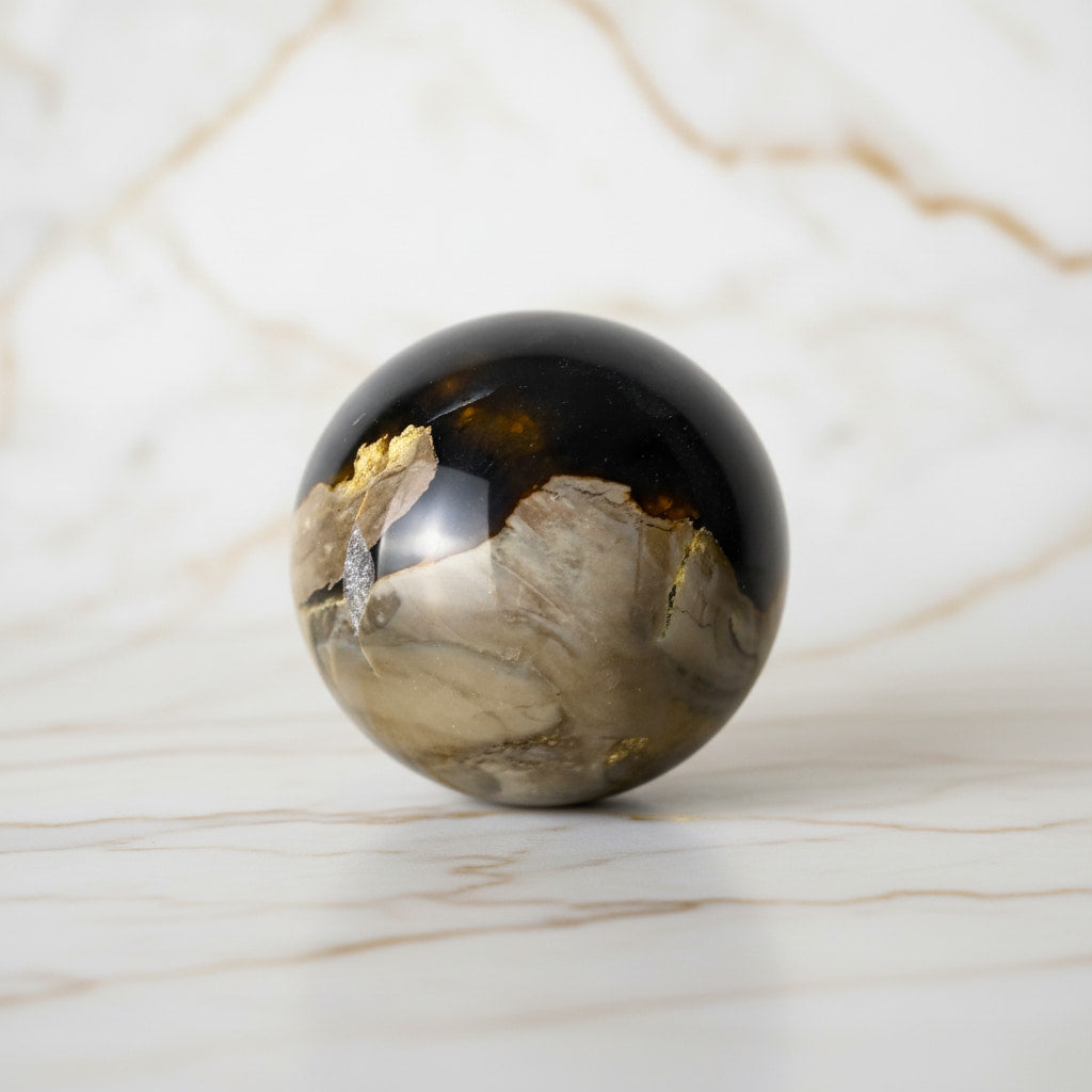 Achat Kugel – Leuchtendes Wohnhighlight CrystalScents