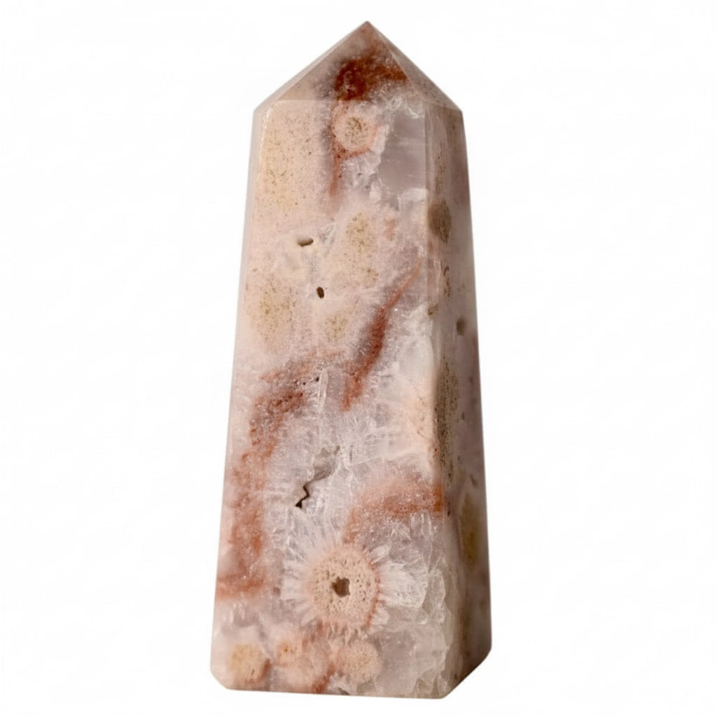 Rosa Amethyst Obelisk – Funkelnde Schönheit & Harmonie CrystalScents