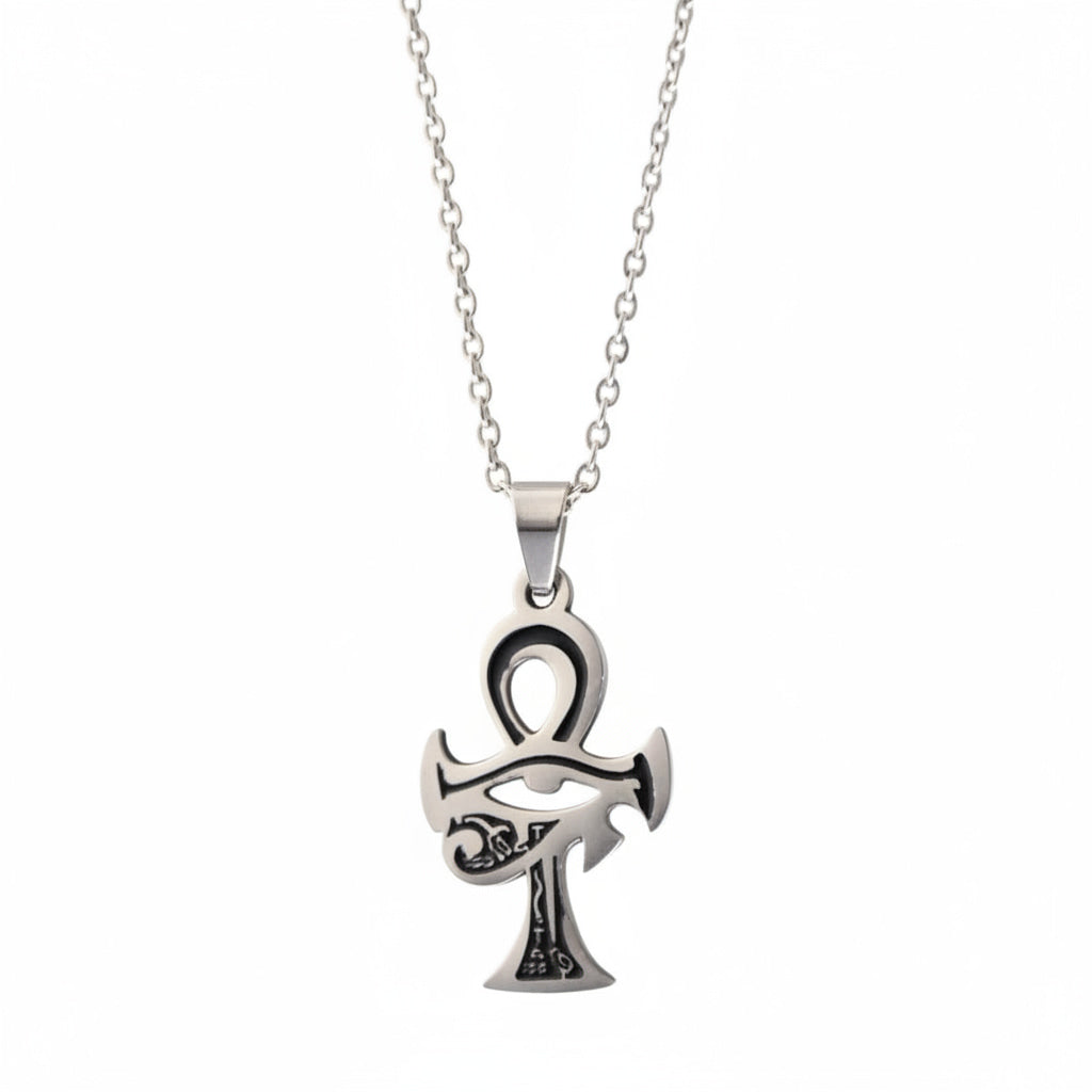Halskette – Silberne Kette mit Anch-Anhänger CrystalScents