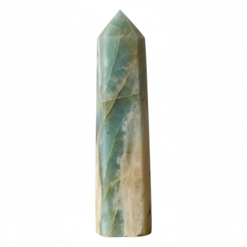 Aragonit Obelisk – Belebend & Klar CrystalScents